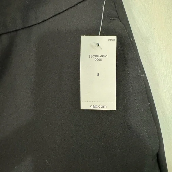 GAP Downtown Bermuda 10” Shorts Black NWT size 8 - Picture 4 of 7